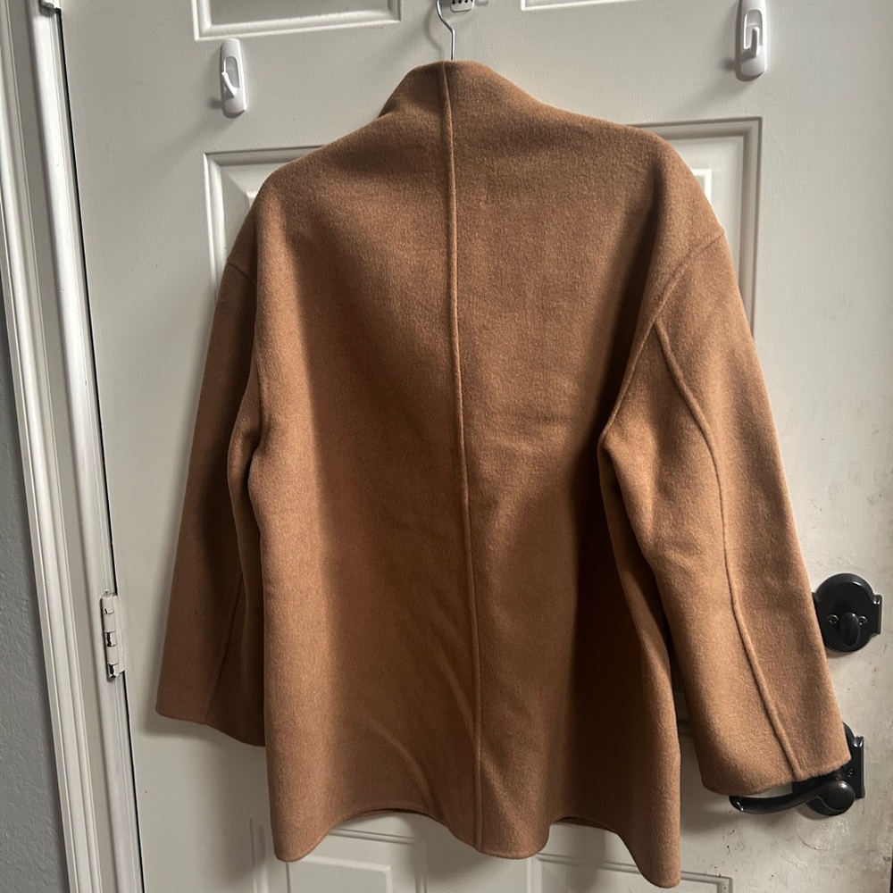 New Alex Mill Camel Sophia Coat in Wool Women’s Jacket Sz M - Picture 13 of 16